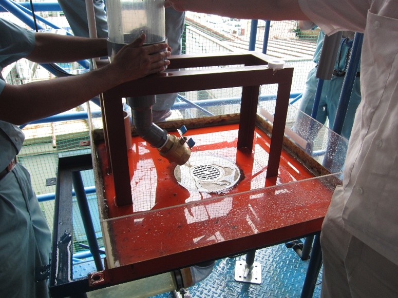 トラップ自掃力試験